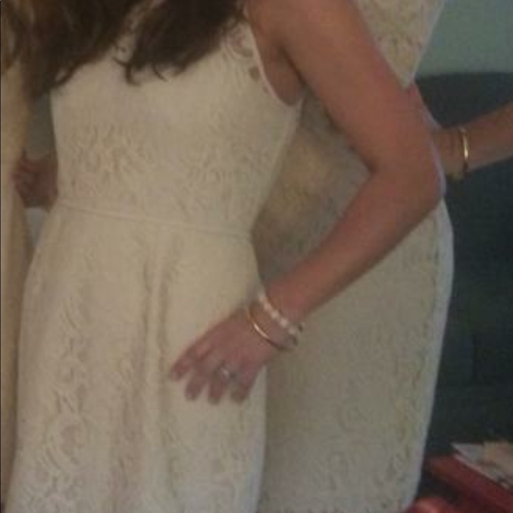 Gorgeous J Crew cream lace dress